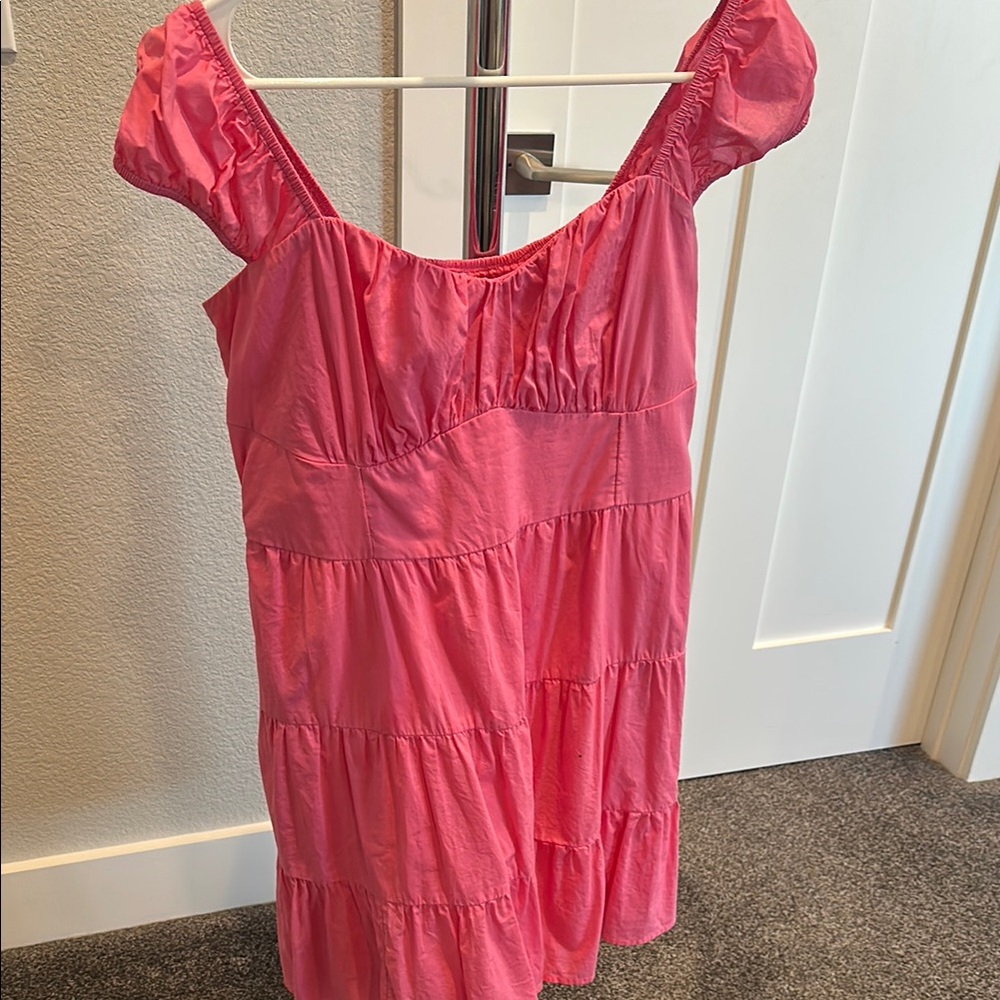Pink Tiered Hollister Dress